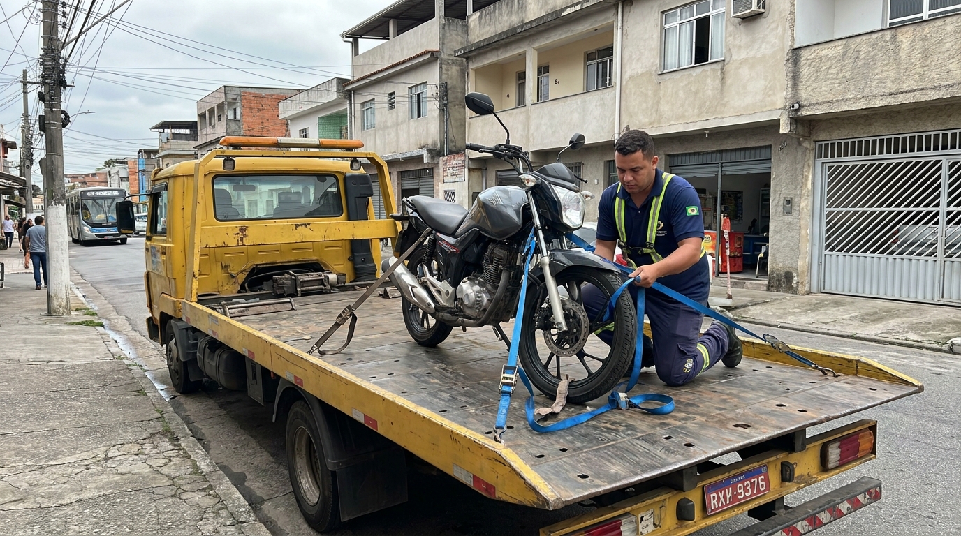 Guincho para Moto em Praia Grande‑SP