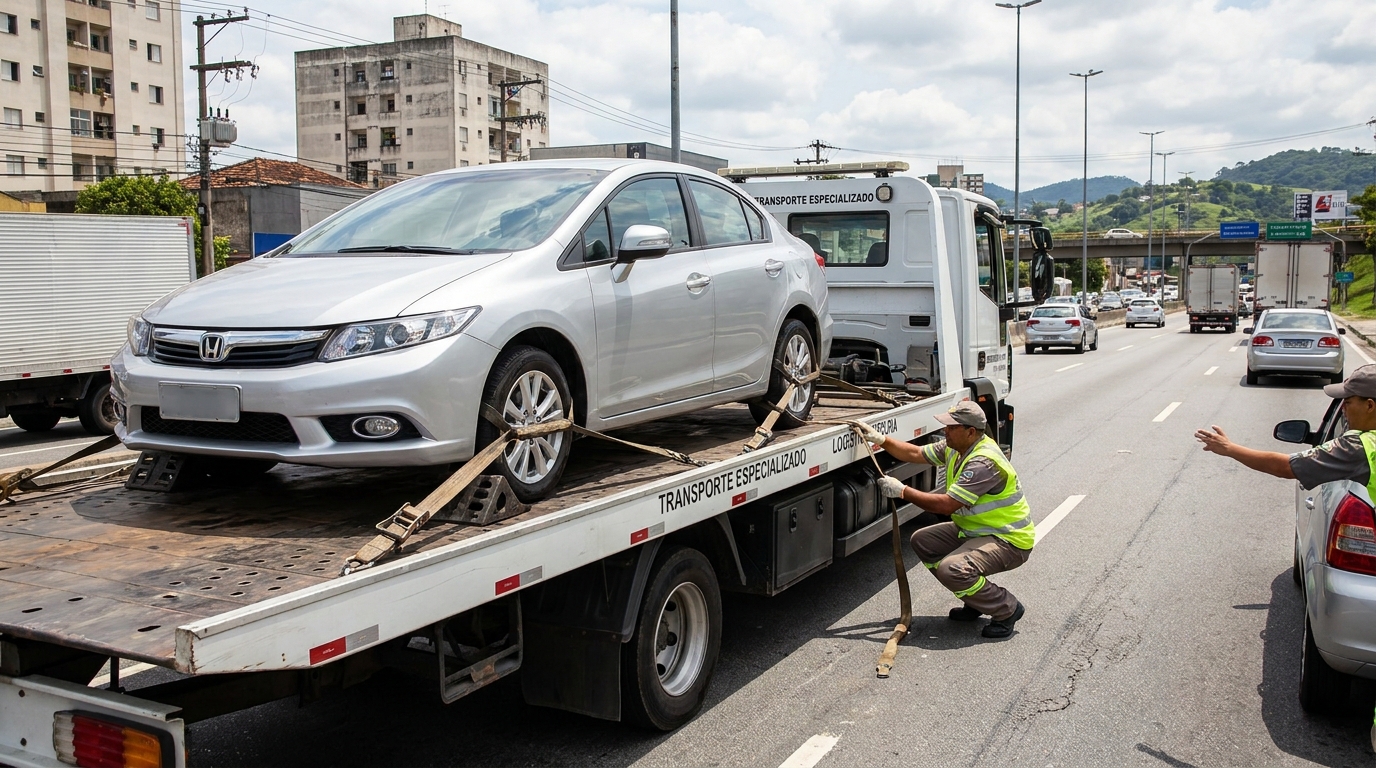Transporte de Veículos em Praia Grande‑SP